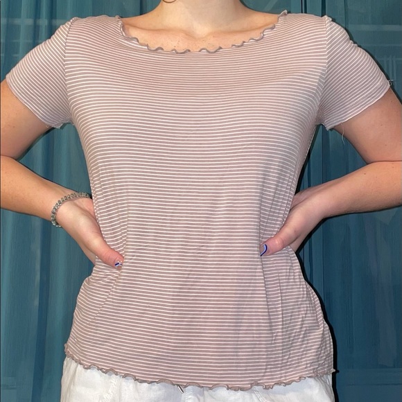 American Eagle Striped Top - Picture 1 of 3